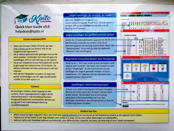 De Quick User Guide. Meer heb je niet nodig als training!