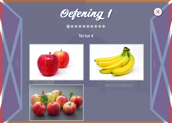 Opgaves zijn open vraag, multiple choice, slepen of fotoklikken