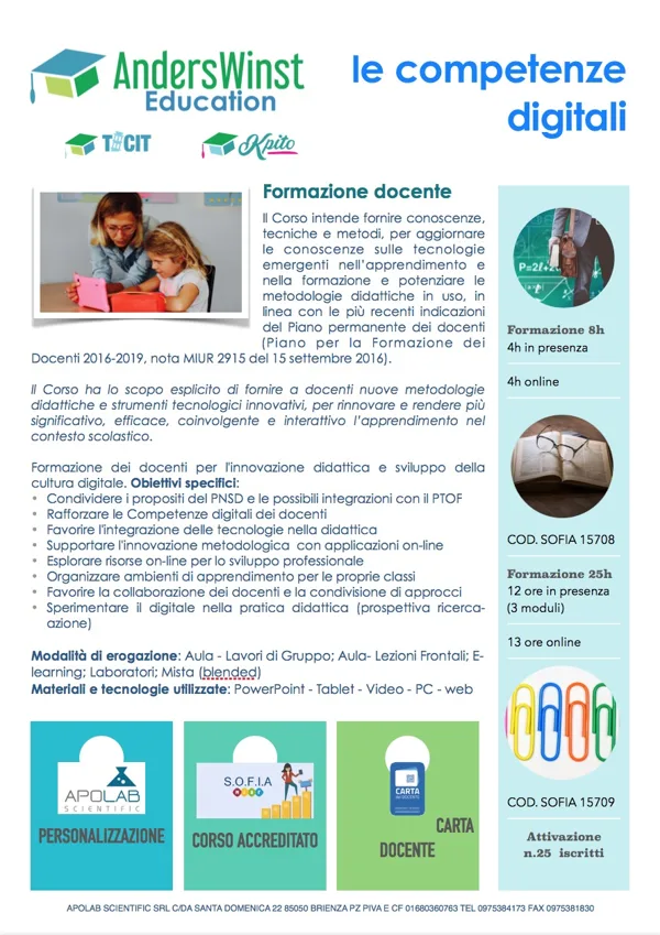 I nostri corsi DIGITALIZZAZIONE INTELLIGENTE registrati su SOFIA